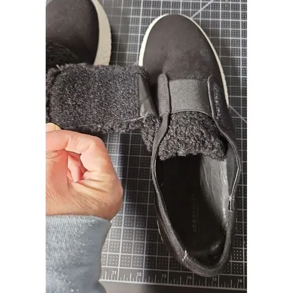 Aerosoles Ebbie Black Faux Suede 7 B (M) - Picture 5 of 12